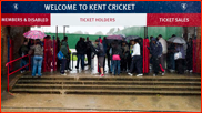 Torrential rain, Kent v The Indians, Canterbury, 2011