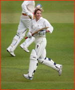 Former England captain, Clare Connor, MCC v Lords & Commons.