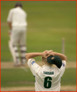 Frustration for (non-bowler) Graeme Swann v Middlesex