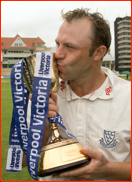 Captain Chris Adams, county championship winners, 2006