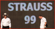 No pressure...Andrew Strauss, Chennai Test, India.