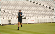 Kevin Pietersen trains alone, Lord's Test, 2012