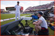 Kevin Pietersen takes a closer look at the Hot Spot camera