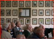 Mostly men in the Ladies Pavilion, New Road, Worcester
