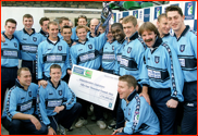 Gladiators with the Norwich Union Trophy, 2000