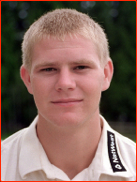 Yorkshire & England Under 19 bowler, Matthew Hoggard