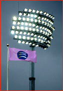 Lord's floodlights in action for the first time v Kent