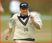 Middlesex captain Andrew Strauss fields