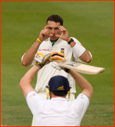 Pakistan celebrate beating Australia, Headingley.