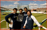 Sourav Ganguly, Rahul Dravid, Anil Kumble & Sachin Tendulker pose, The Oval.