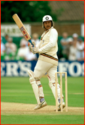 Wayne Larkins batting