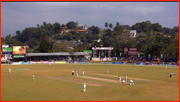 A banner aimed at ex-South Africans Andrew Strauss and Kevin Pietersen.