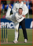 Tom Craddock bowling