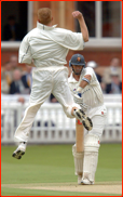 Nasser Hussain out to Shaun Pollock, 2002 B&H Cup Final