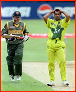Beating Pakistan in the 1999 World Cup, Northampton, England.